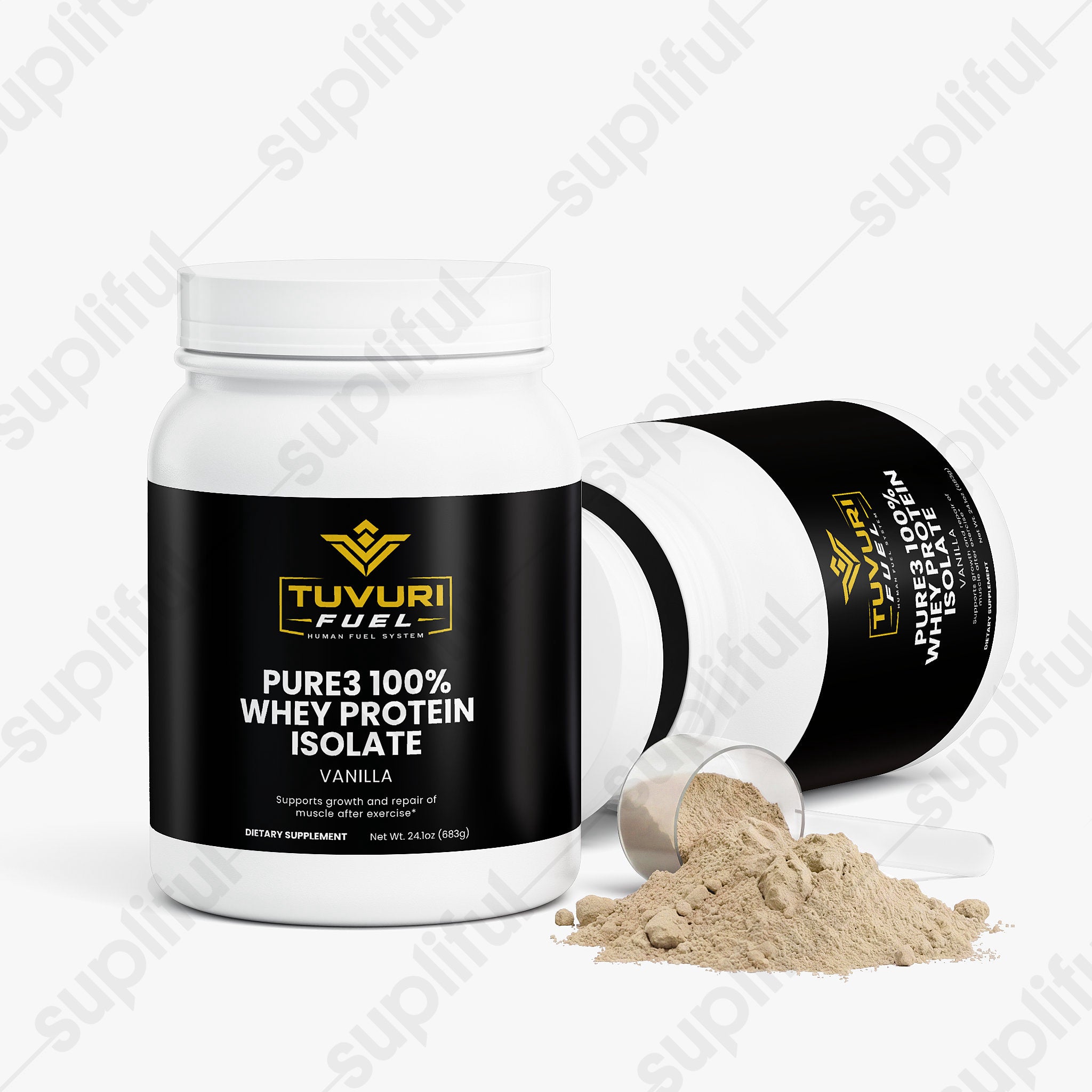 Pure3 100% Whey Protein Isolate (Vanilla)