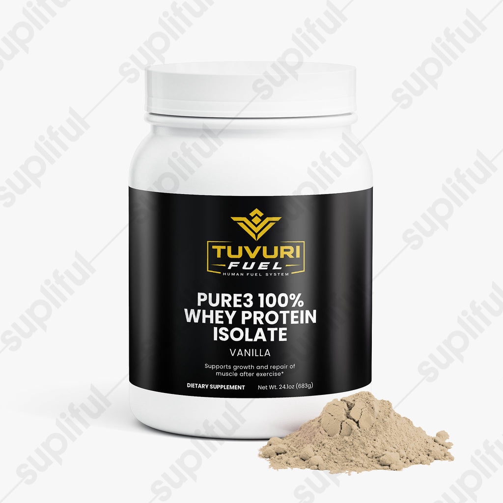 Pure3 100% Whey Protein Isolate (Vanilla)